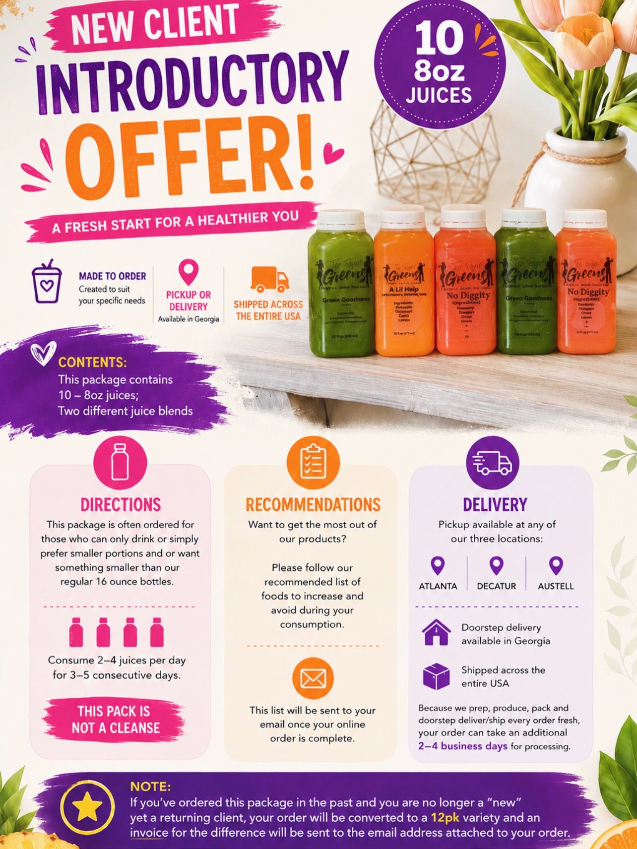 New Client Introductory Offer